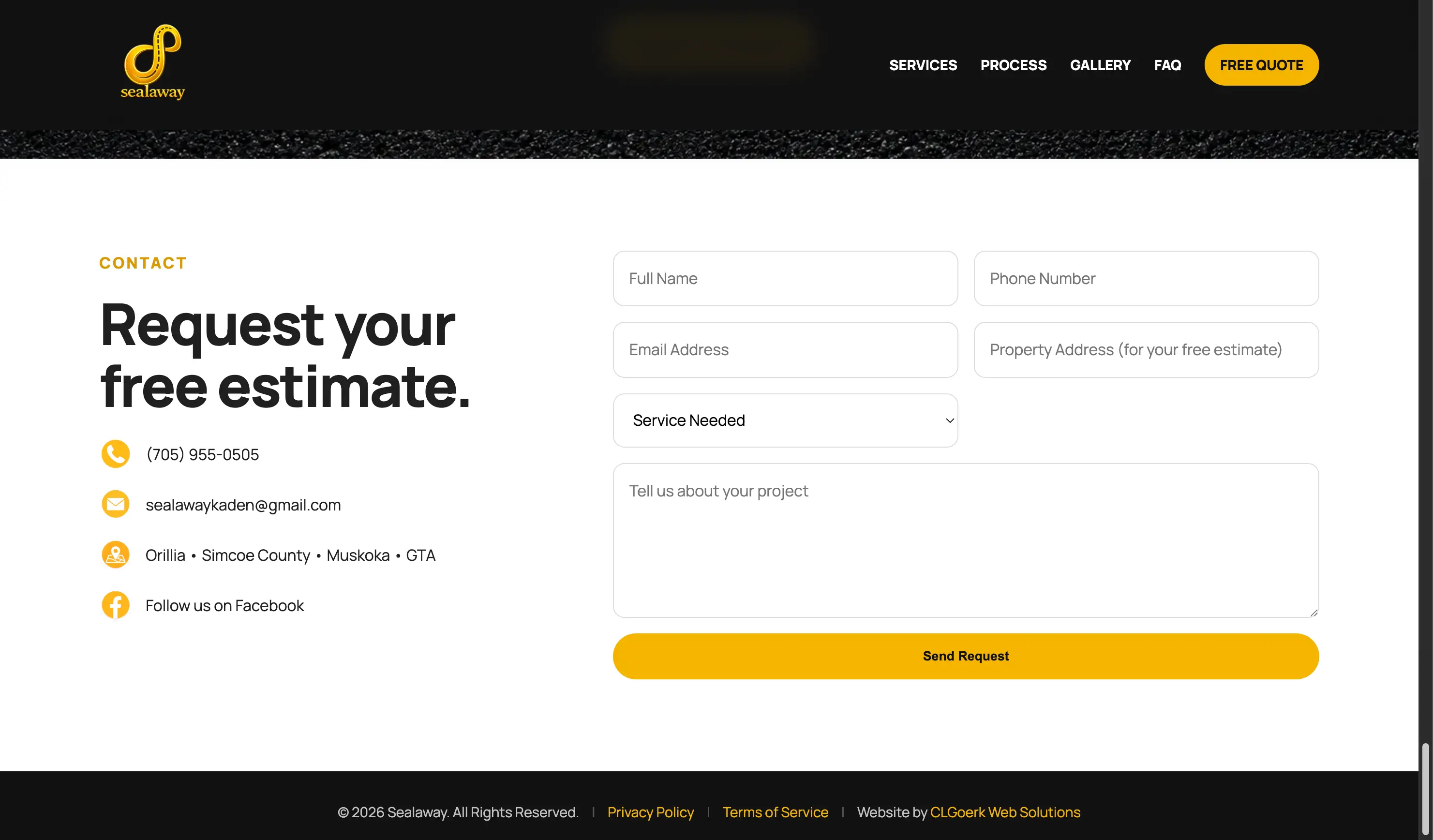 Sealaway contact section preview