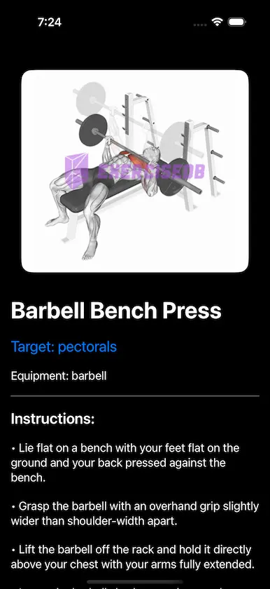GetFit exercise details screen